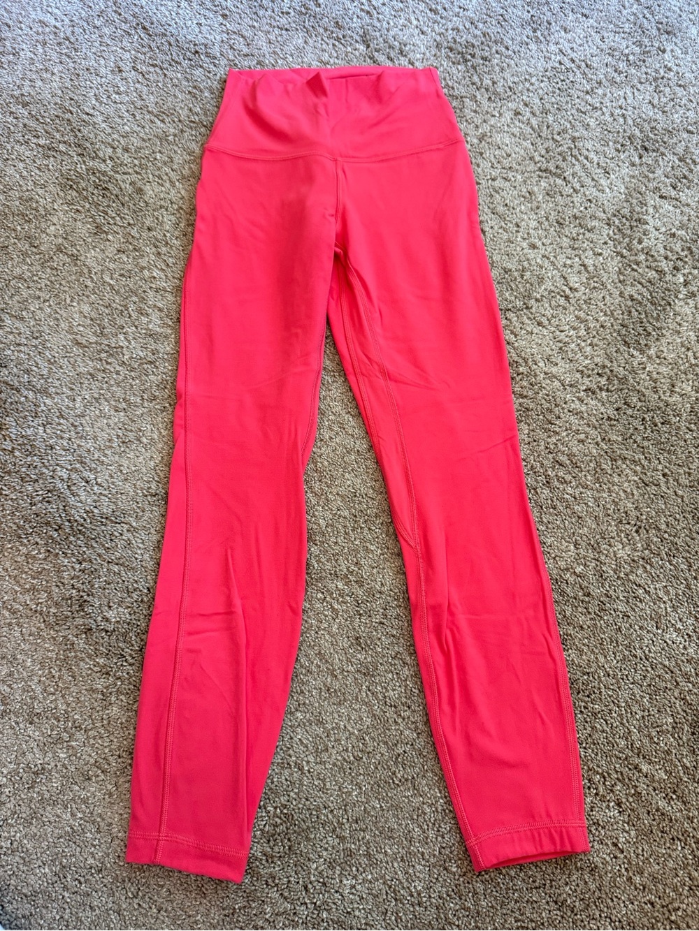 lululemon athletica Bright Pink High-Waist Leggings